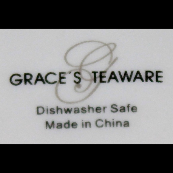 GRACES TEAWARE SUGAR BOWL & LID MARIN COBALT BLUE DOTS GOLD PORCELAIN NEW - Picture 5 of 5